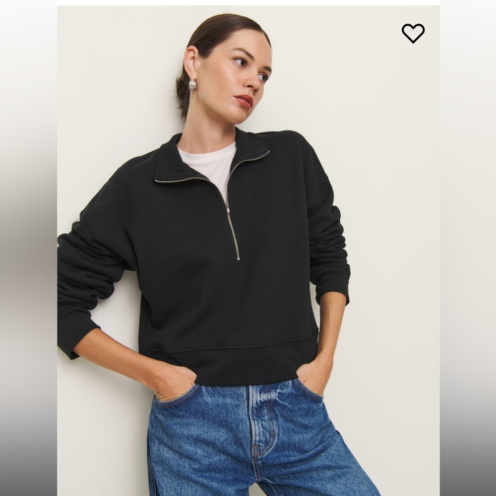 Reformation Marla Zip Sweatshirt
